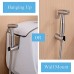 Lucidz Shattaf Toilet Adapter Hose Kit Handheld Bidet Spray Shower Head Stainless Steel holder hook. - B07G6ZC7K2